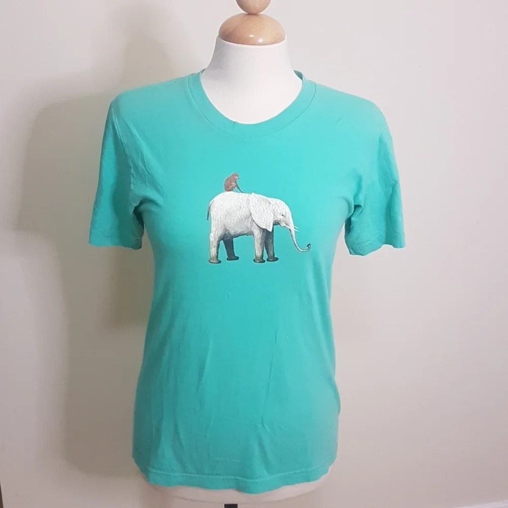 American Apparel Museo Del Prado elephant graphic tee